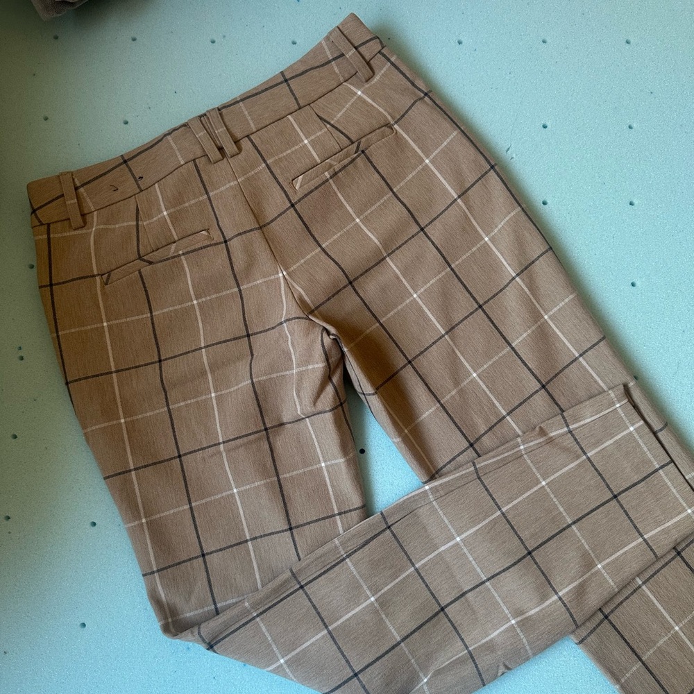 Express | Women’s Editor Ankle Plaid Pants